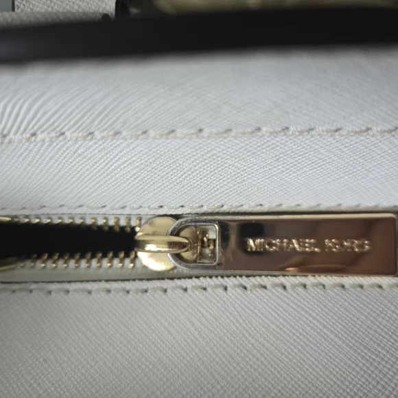 Michael Kors Black and White Satchel - Picture 10 of 10